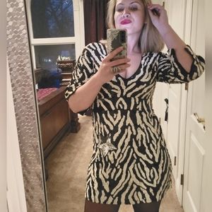 Pinko sequin mini dress, sz 6